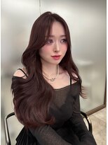 ボタン ハカタ(VOTAN hakata) チェリーレッド/レイヤーカット/髪質改善