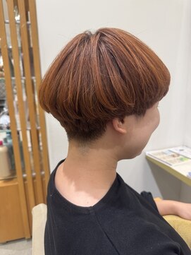 テラス アヴェダ 大丸心斎橋店(Terrace AVEDA) オレンジカラー♪