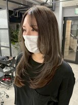 ハーシーバイアポロ 相模大野(HERSHE by apollo)&nbsp;ミディアムヘア/暗めカラー/グランマッシュ/レイヤーカット