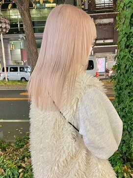 ネハス 名古屋栄店(nehus.) ブリーチ/クラゲヘアー/小顔に見せるヘア/ココアベージュ