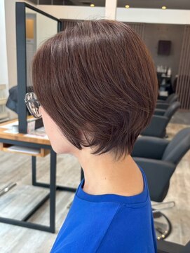 アトリエコア(Atelier Coa) 太白区ショートボブくびれショートイルミナカラー顔周りレイヤー