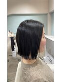 切りっぱなしボブ