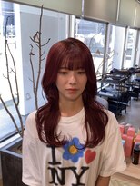 テラバイルヴェール 各務原(TERRA by LeVert)&nbsp;ワインレッド韓国ヘア