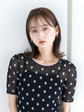 ペグ(Peg) 大人ミディ+シースルーバング/髪質改善/仙台駅前/全席個室