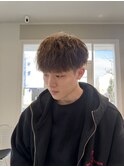 MEN’S HAIR/サーフカール/刈り上げセンターパート/一宮