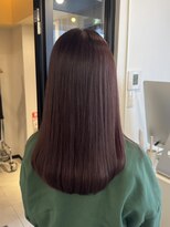 アコロン(acoron)&nbsp;暖色カラー/艶髪レッドブラウン/ローレイヤー/おとなかわいい