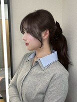 グローアイヴィ 大宮(GLROW IVY)&nbsp;顔周りカット/グレージュ/イメチェン