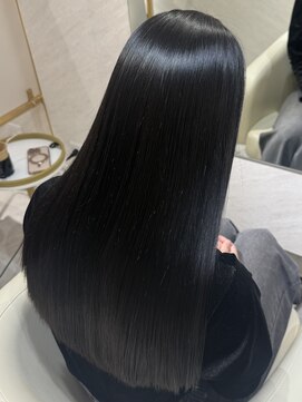 ミヨン 京橋店(miyon) 【miyon】韓国レイヤーカット×暗髪カラー×髪質改善