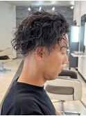 宇都宮メンズカットメンズパーマ波巻きスパイラルパーマツイスパ