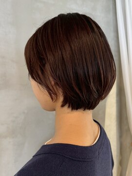 キリ 逗子(kiri) 逗子葉山丸みショートボブ耳かけショートボブショートカットY197
