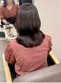 チョコレートブラウン/透明感/ブリーチなし/名古屋/伏見/栄