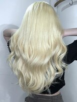 ブレイズヘアー(BLAZEhair) 【ハイトーンのツヤ】ホワイトブロンド×ブリーチ3回