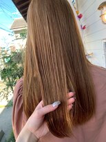 アズグロウヘアー(AS GROW HAIR) チェリーブラウンクリアグロウストレート