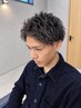 【MENS】高再現性カット+デザインパーマ