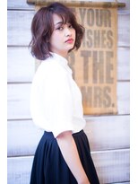 ヘアーメイク ビロー 丸亀店(Hair Make Billow) 抜け感ミディアムボブ