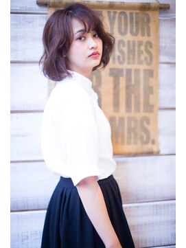 ヘアーメイク ビロー 丸亀店(Hair Make Billow) 抜け感ミディアムボブ