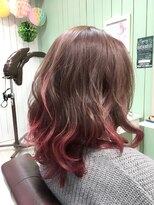 パワーオブヘアーセイカ(Power of Hair Seika) 紫ピンクグラデーションのマグノリアカラー♪