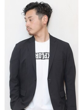 ネックス 表参道本店(nex) 【nex表参道】メンズ ツーブロック×パーマショート