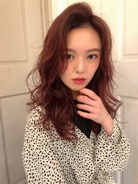 ロンドアベニール 北千住(Lond avenir) 【Lond avenir本田奈穂美】ピンクバイオレットのツヤカラー