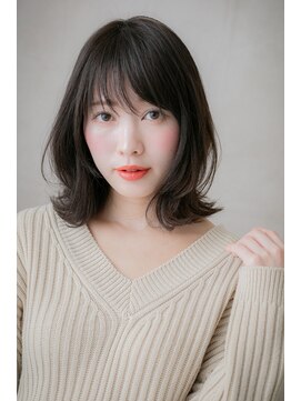 カバーヘア 上尾西口店(COVER HAIR) 好感度◎クラシカルな黒髪小顔外ハネボブZ上尾30代40代50代