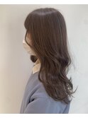 【Zina渋谷】大人かわいい小顔レイヤー×ミルクティーベージュ