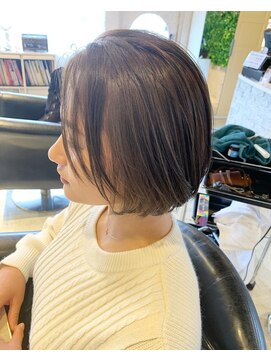 ヘアー アトリエ エゴン(hair atelier EGON) ボブヘアーで簡単にオシャレ見え