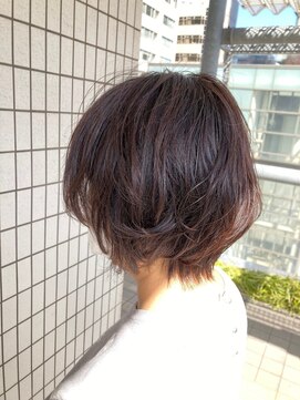 スタジオ アルファプラス 日暮里店(studio α+) ステップボーンカット×ケアパーマ【スタジオアルファプラス】