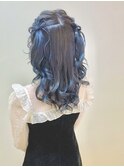 ライブヘアセット //  リボン × ツインテール × ハーフアップ