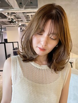 アイティーバイアルバム 藤沢店(IT by ALBUM) レイヤーカット_グレージュカラー_9312