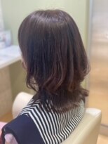 ヘアブロス 水戸店(hair BROS) ミディアムレイヤー/アースカラー/30代40代50代