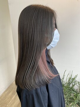 マグネット(O'magnet.) オリーブアッシュ×コーラルピンク