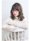 フリンジバング#ベイビーピンク#カシスレッド#ふんわりカール