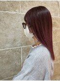ブリーチハイライト×ピンクレッド