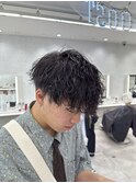 刈り上げ/ツーブロック/マッシュ/パーマ/波巻きスパイラル