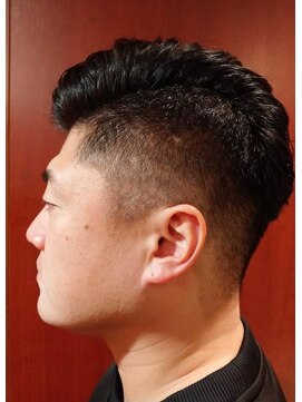 ヘアーモードキクチ 日本橋三越前店 大人しめフェード＆パーマ