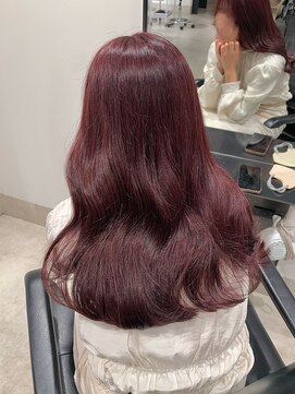 ゴウトゥデイ 渋谷MODI店(GO TODAY) チェリーピンク ブリーチなしダブルカラー <渋谷/渋谷駅>