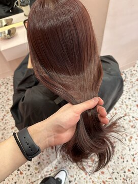 ボタン シブヤ(VOTAN SHIBUYA) 韓国ヘア/くびれヘア/艶感カラー/ピンクラベンダー