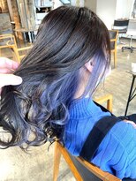 ニュート(Neut )&nbsp;インナーカラーブルー/ケアブリーチ/デザインカラー/名古屋