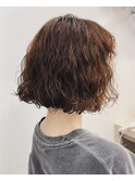 プードルパーマスパイラルパーマボブパーマウェーブ 奥東 巧真