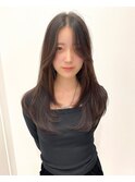 小顔レイヤーカット/ミディアムレイヤー/レイヤーロング