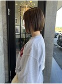 プツっとラインのミニボブ