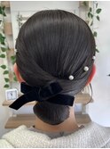 タイトシニヨン【品川/ヘアセット】