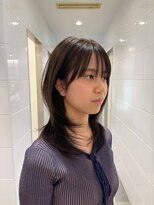 スノッブサンク(Snob ciNQ)&nbsp;ウルフレイヤー/ハッシュカット/ブラウンカラー