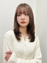 ガーデン 渋谷(GARDEN)&nbsp;ミディアムレイヤー/レイヤーカット/顔まわりカット/ワンカール