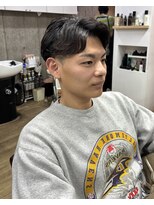 オムファミーユラグ(homme, famille raugh) ショートセンターパート