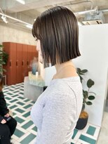 ノエ(noe)&nbsp;ホワイトグレージュ/デジタルパーマ/チェリーブラウン/栄c114