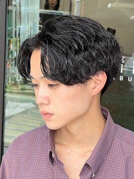 フィフスパーク(fifth PARK) 大人波巻きツイストスパイラルルーズパーマ刈り上げツーブロック