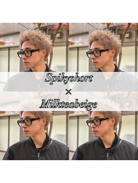 ルーストデラックス 京都河原町三条(ROOST dx) スパイキーショート×ハイトーン