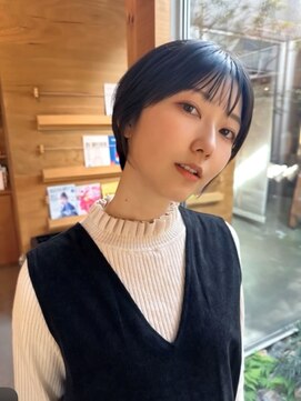 美容室 ビ フェスカ(B FESCA) マッシュショート/黒髪/シースルーバング/20代
