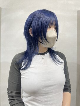 イロハ(IROHA) ロングウルフブルーバイオレット